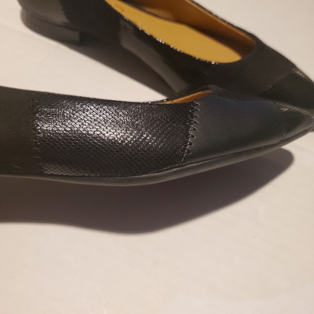 Jessica Simpson Black Lamara Patchwork Flats 7 - image 4